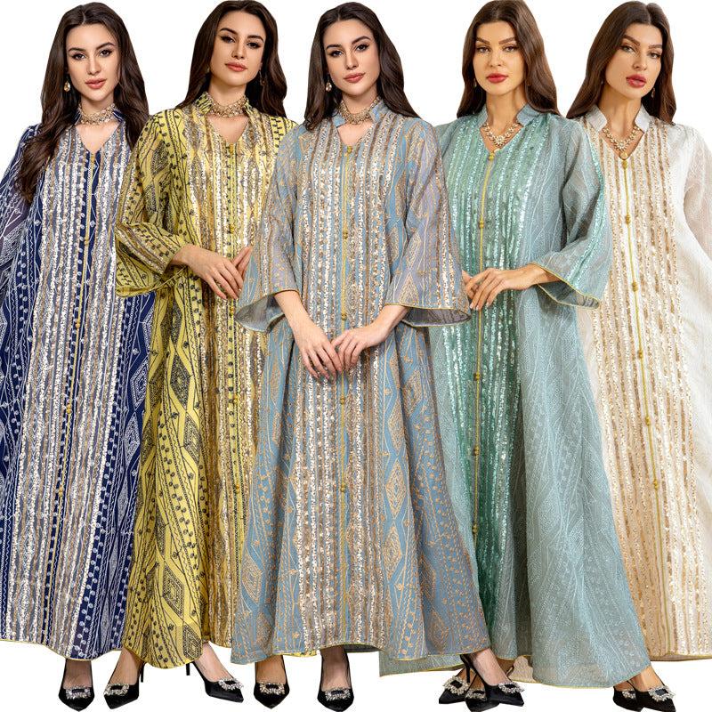 2025 Royal Gleam Embellished Kaftan