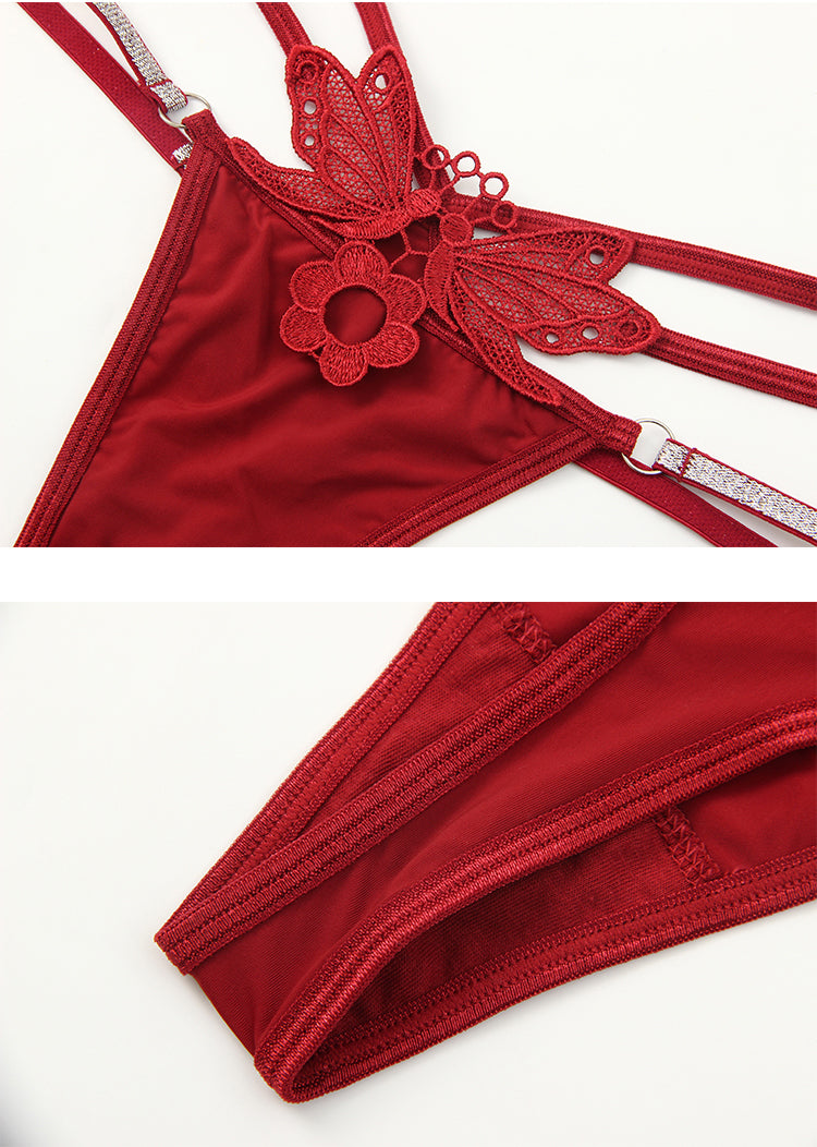 Butterfly Lace Seduction Thong
