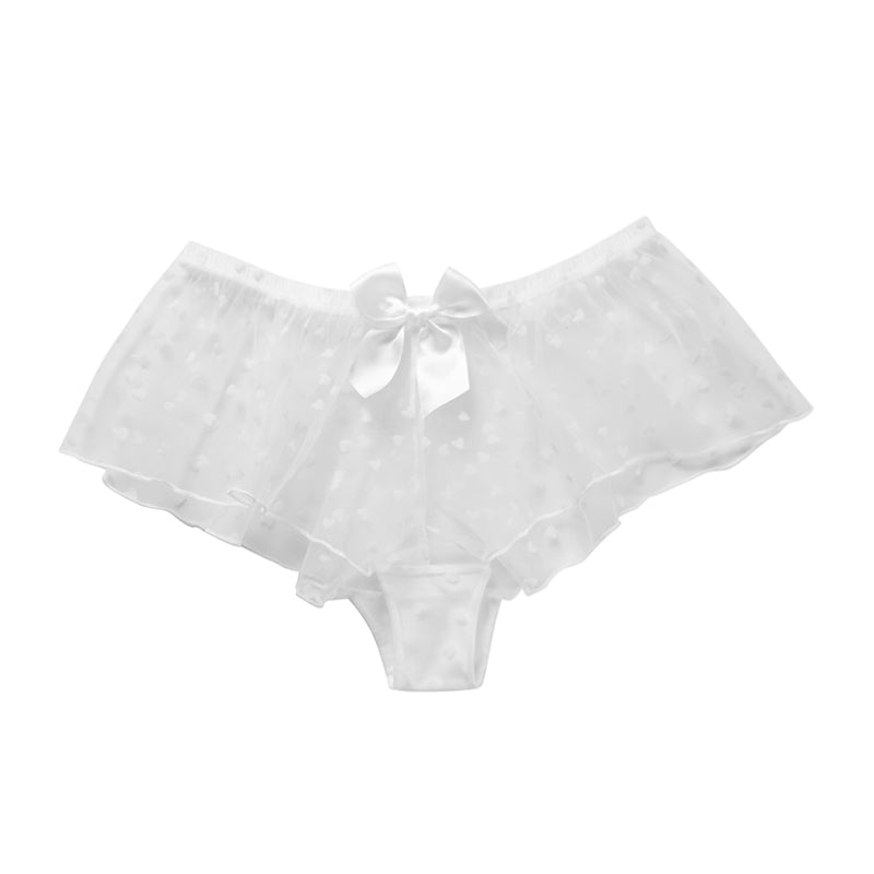 Flirty Heart Mesh Babydoll