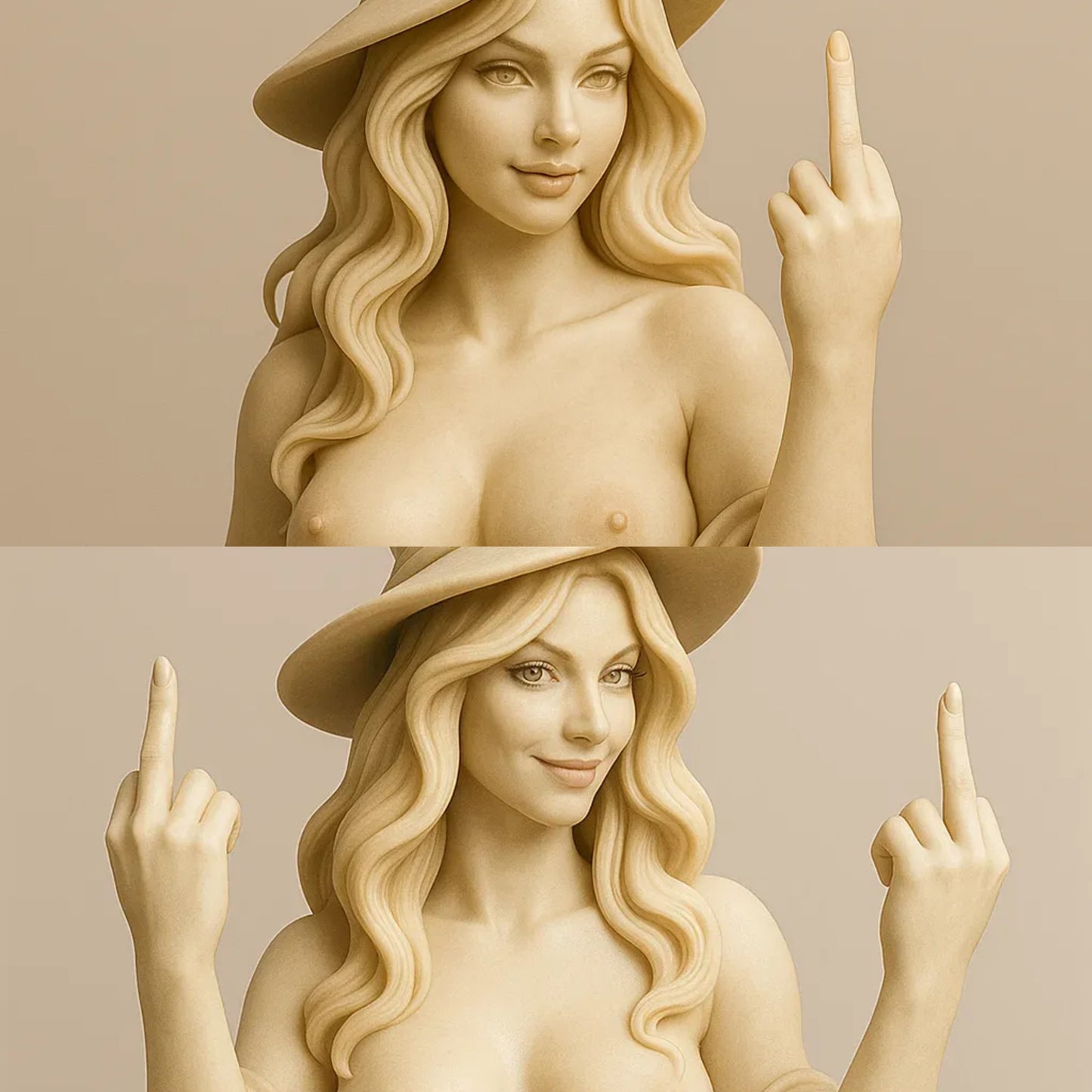 š Limited-Time Deal: Middle Finger Witch Statue