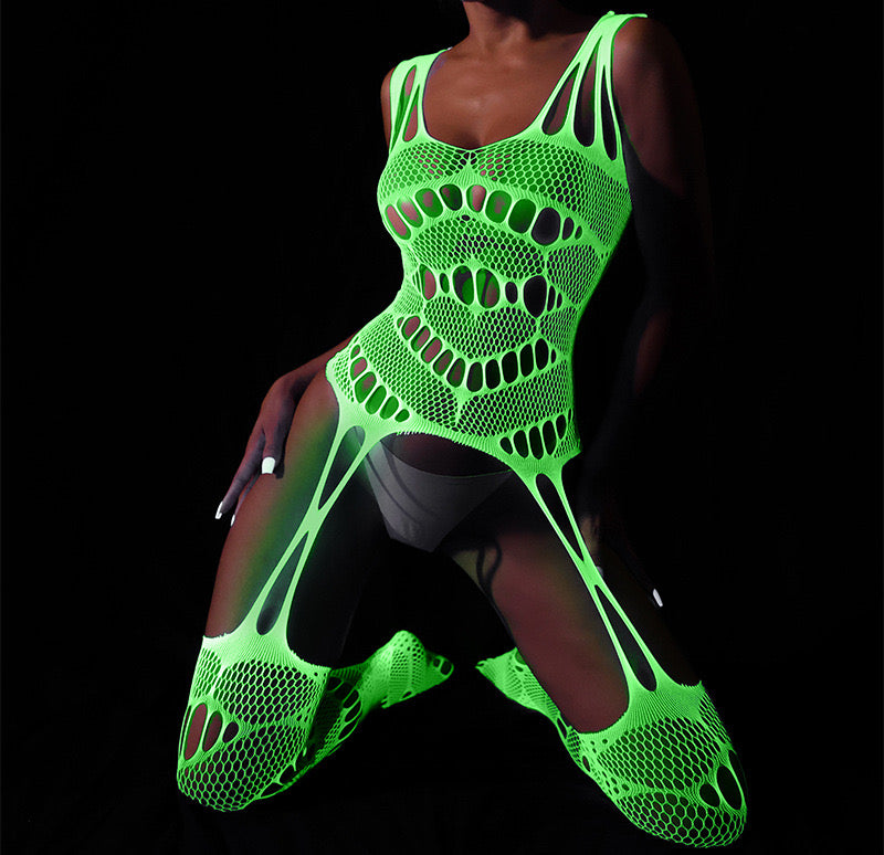 Luminous Seduction Glow-in-the-Dark Tights