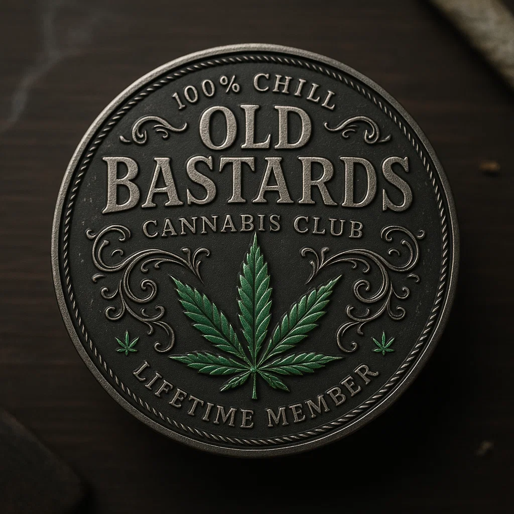 🍁“Old Bastards Cannabis Club” Commemorative Coin