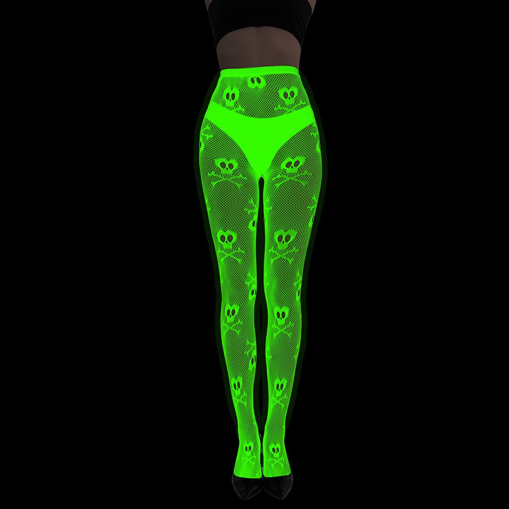 Midnight Sparkle Fishnet Tights