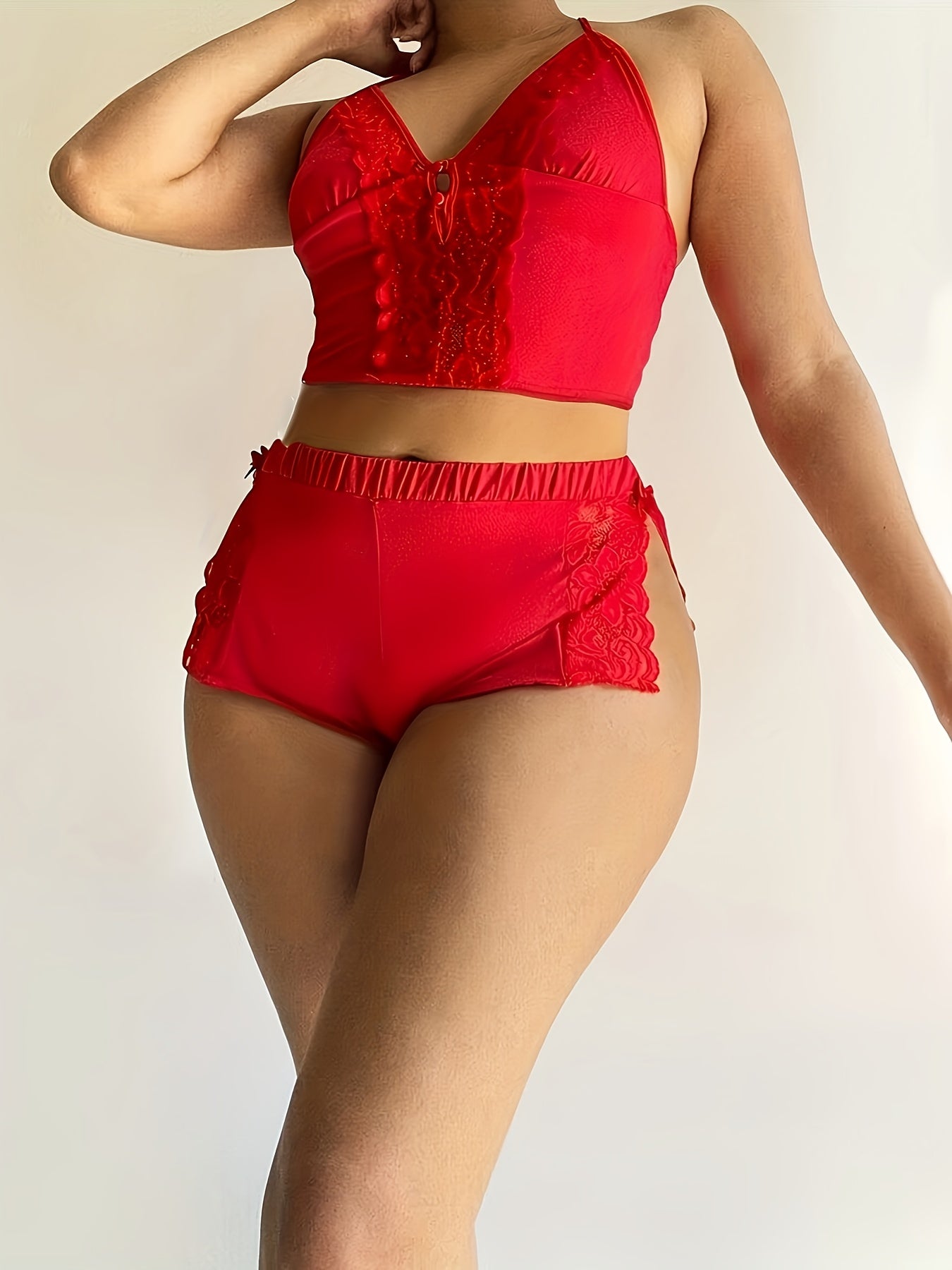 Luxe Modal™ High-Thigh Slit Nightgown Set