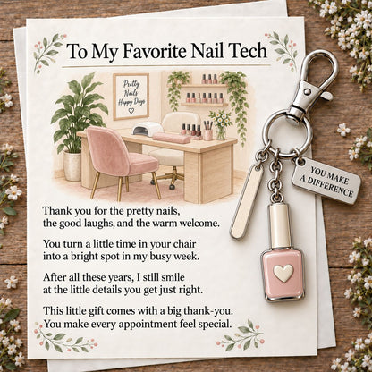 To My Favorite — Appreciation Keychain Gift