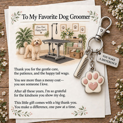 To My Favorite — Appreciation Keychain Gift