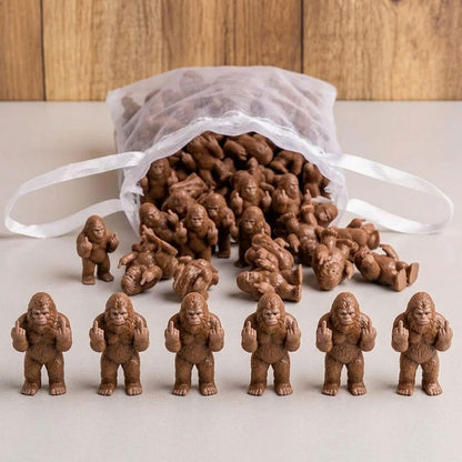 Middle Fingers Mini Bigfoot, Funny Gag Gift