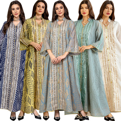 2025 Royal Gleam Embellished Kaftan
