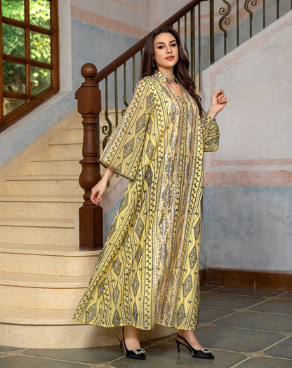 2025 Royal Gleam Embellished Kaftan