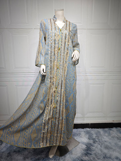 2025 Royal Gleam Embellished Kaftan