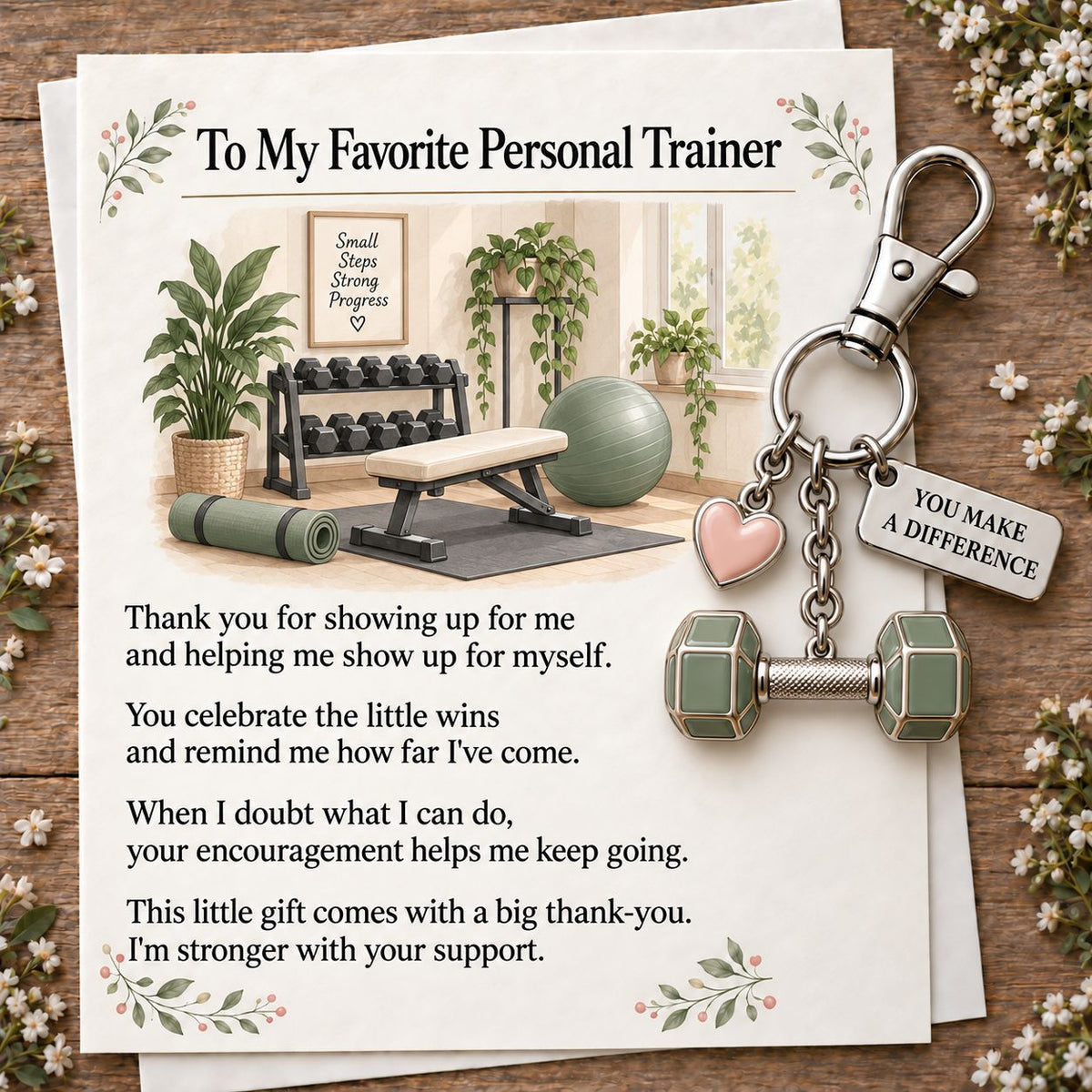 To My Favorite — Appreciation Keychain Gift