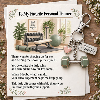 To My Favorite — Appreciation Keychain Gift