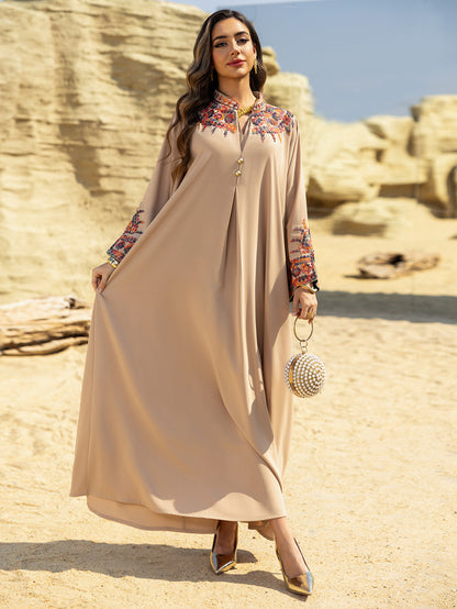 Royal Bloom Embellished Abaya Kaftan (Flash Sale 50% OFF)