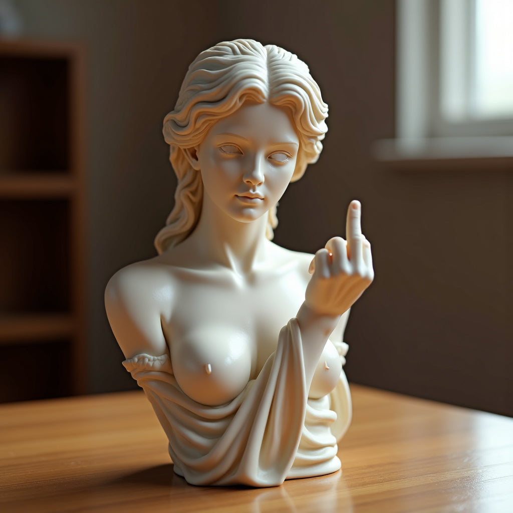 🕒 Limited-Time Deal: Middle Finger Witch Statue