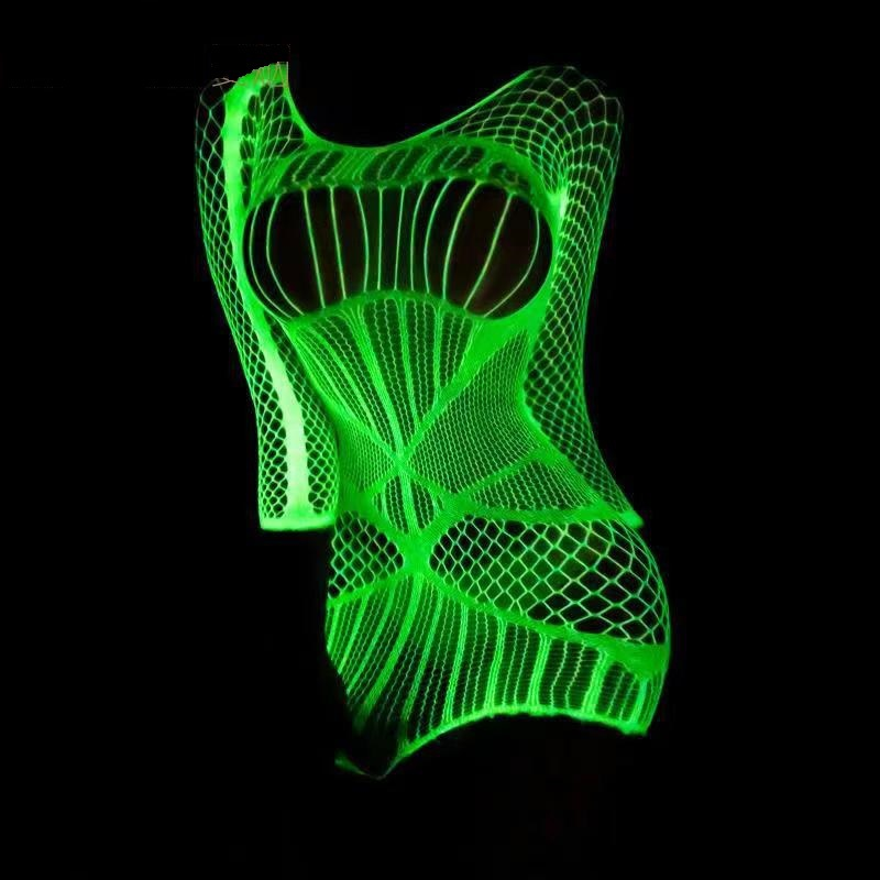 (👻Halloween Discount-70% OFF) Midnight Seduction Luminous Fishnet Stockings