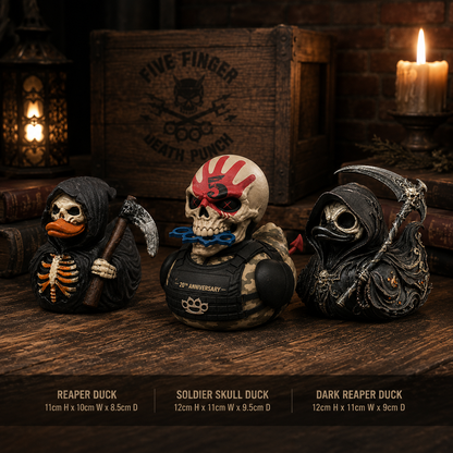 Grim Reaper Gothic Collectible Duck