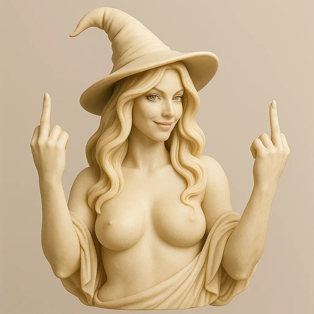 🕒 Limited-Time Deal: Middle Finger Witch Statue