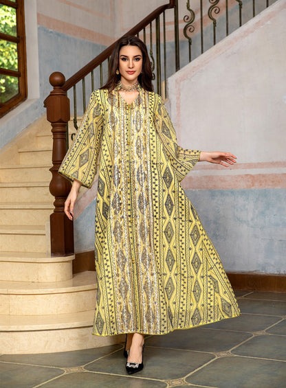 2025 Royal Gleam Embellished Kaftan