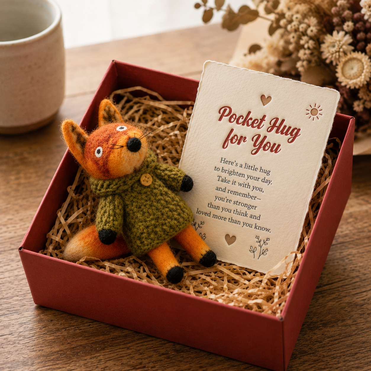 The Tiny Fox Pocket Hug Set