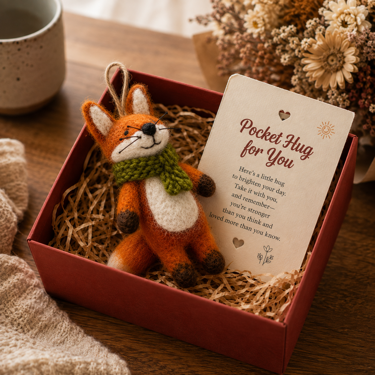 The Tiny Fox Pocket Hug Set