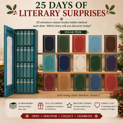 📚 25-Day Mini Book Advent Calendar – A Book Lover's Christmas Countdown