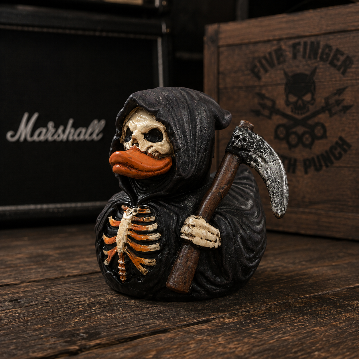 Grim Reaper Gothic Collectible Duck