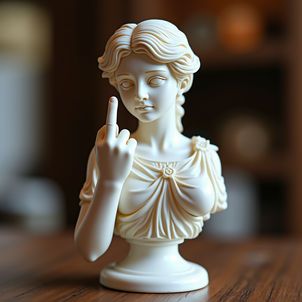 🕒 Limited-Time Deal: Middle Finger Witch Statue