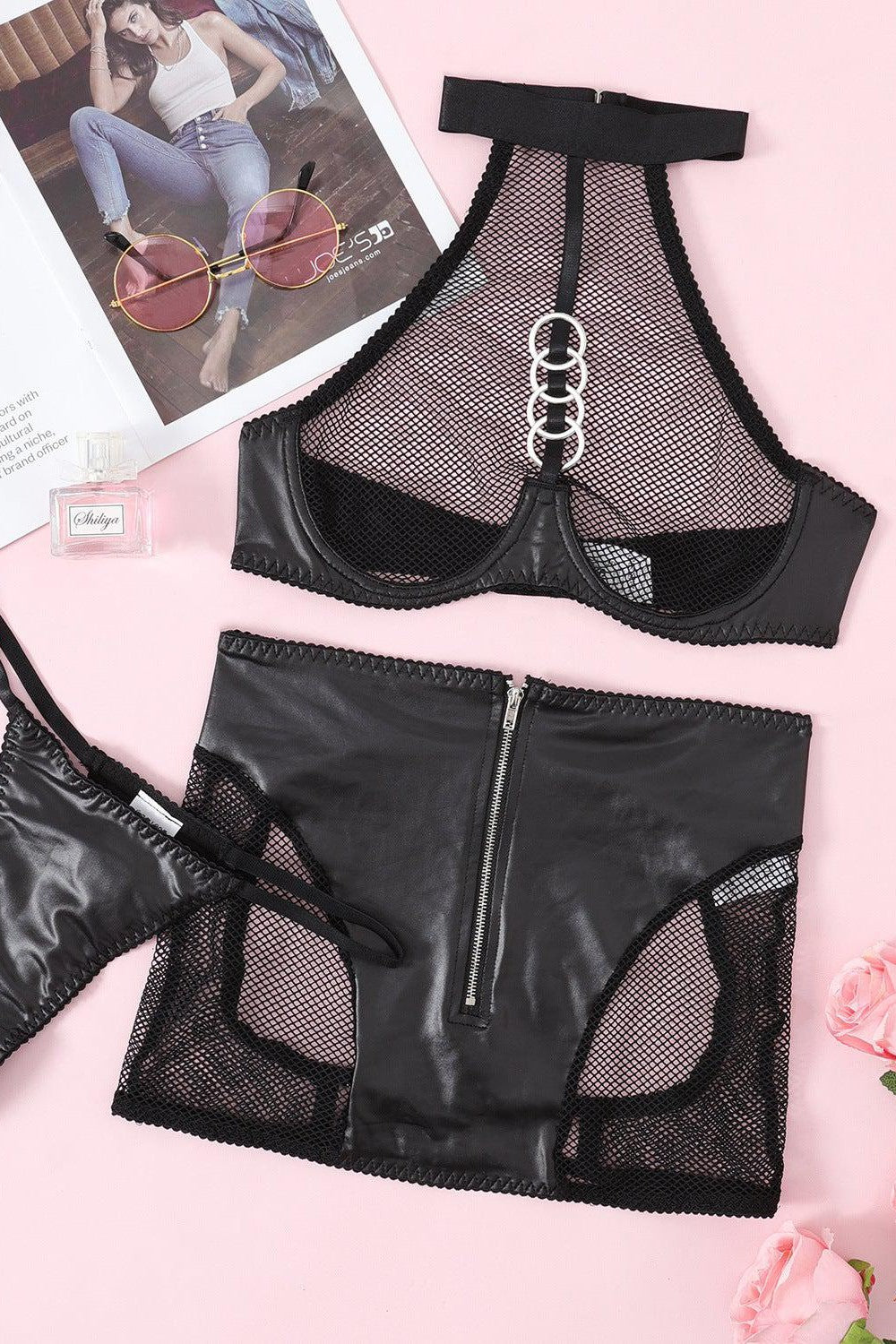 Agnes Lingerie Set - Black