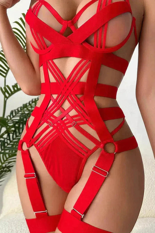 Anahi Bodysuit - Red