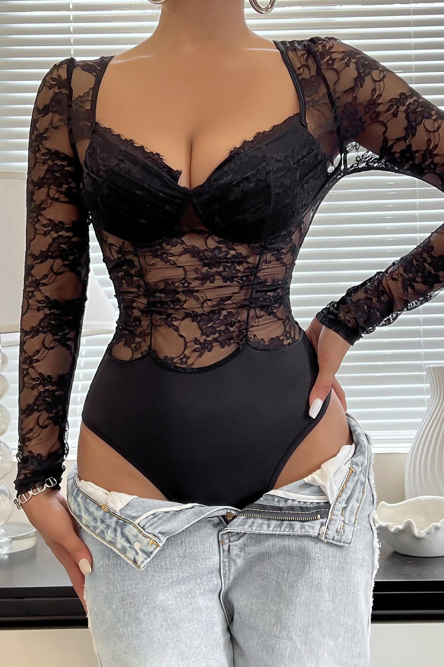 Angie Bodysuit - Black