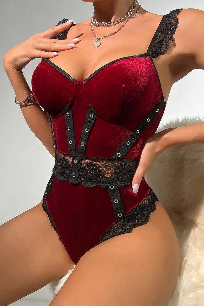 Anna Bodysuit - Burgundy