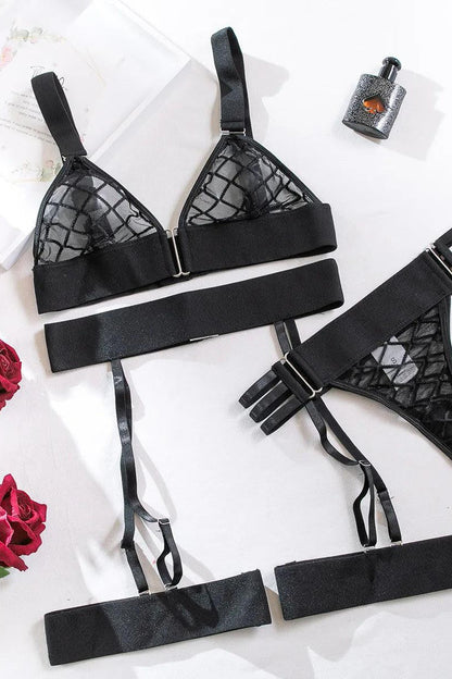 Ophelia Lingerie Set - Black