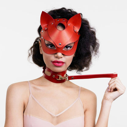 Olive's Red Mask